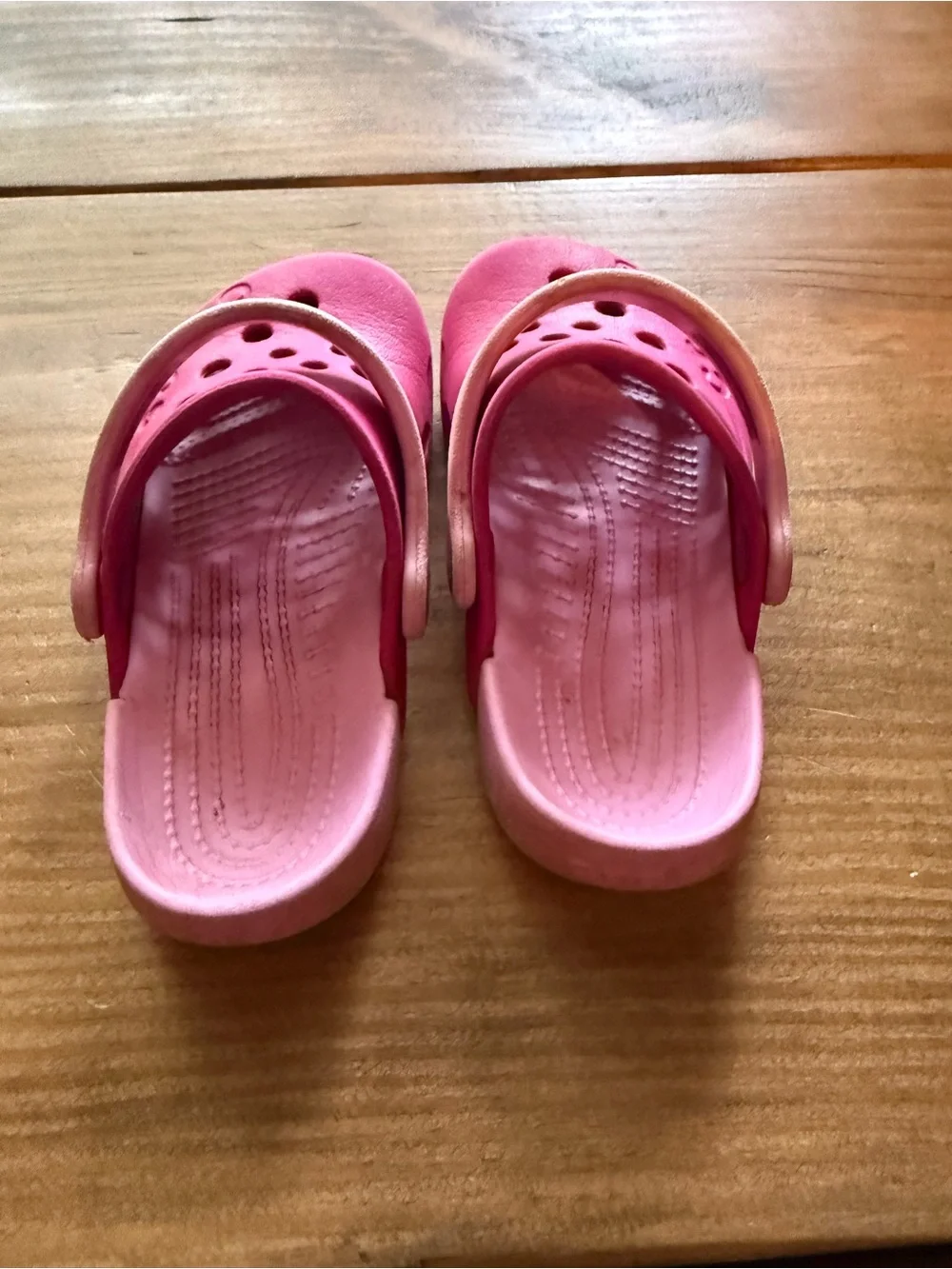 CROCS Kids Hot Pink Clog Sandals